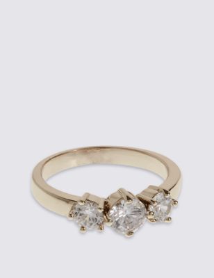 Gold Plated Sparkle Ring